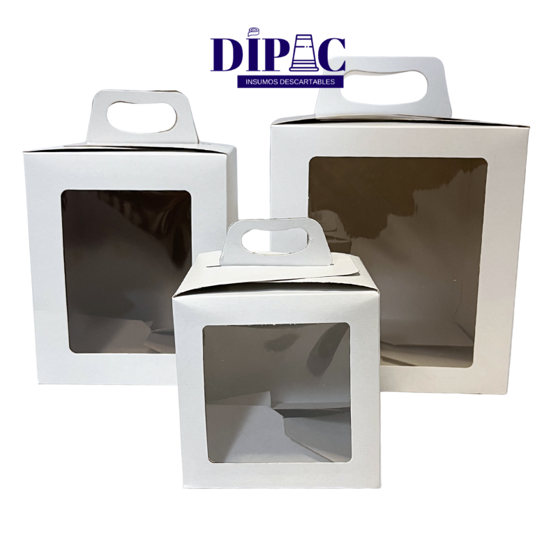Caja con visor para pan dulce