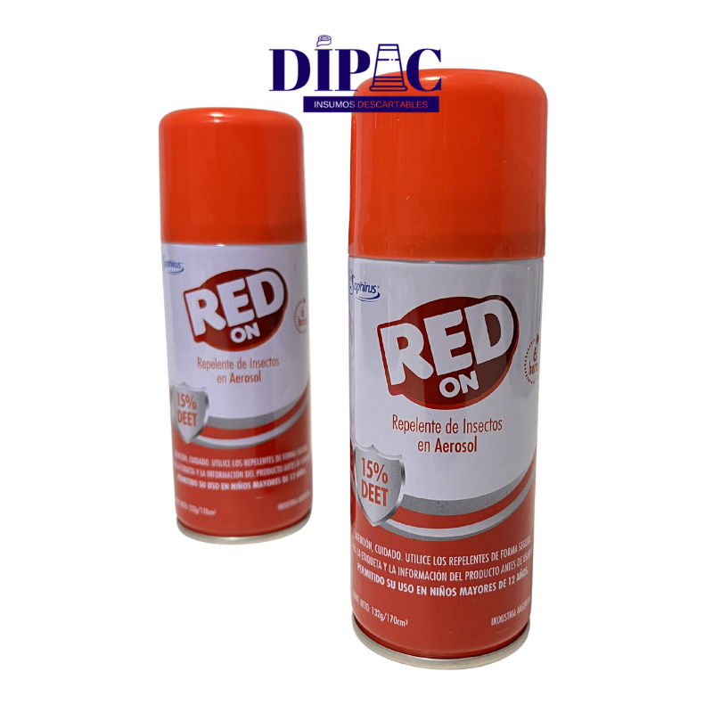 Repelente RED ON By Saphirus Aerosol 170cm³ x 1u
