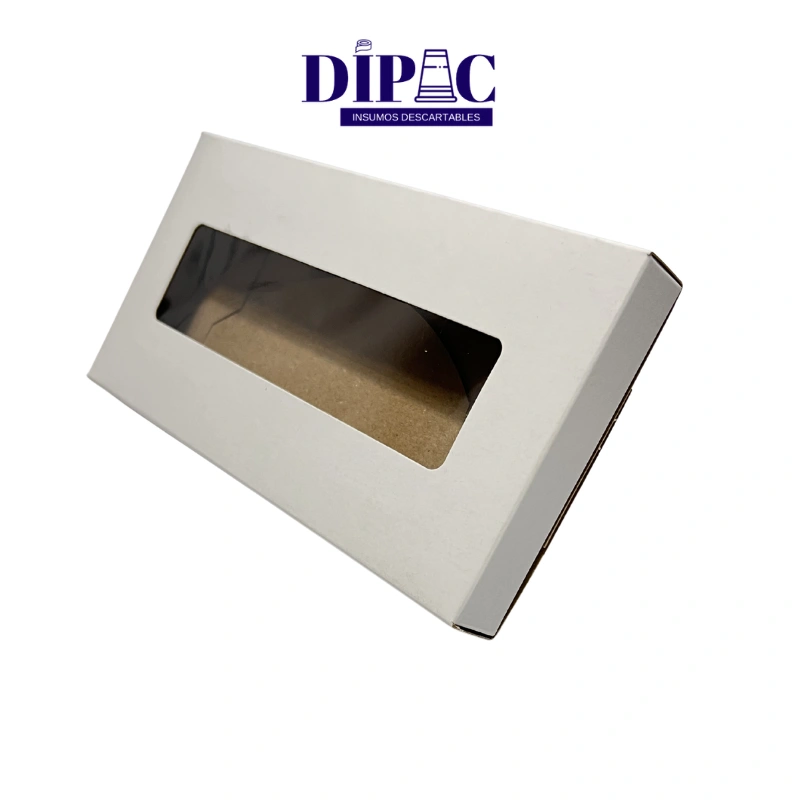 Caja Con Visor 16x8x1,5cm Para Barra de Chocolate x 1u