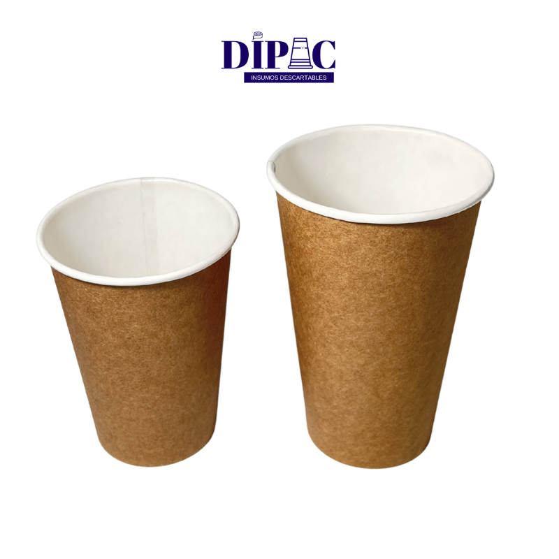 Vasos Polipapel Color Kraft EMPOLEX x 50u