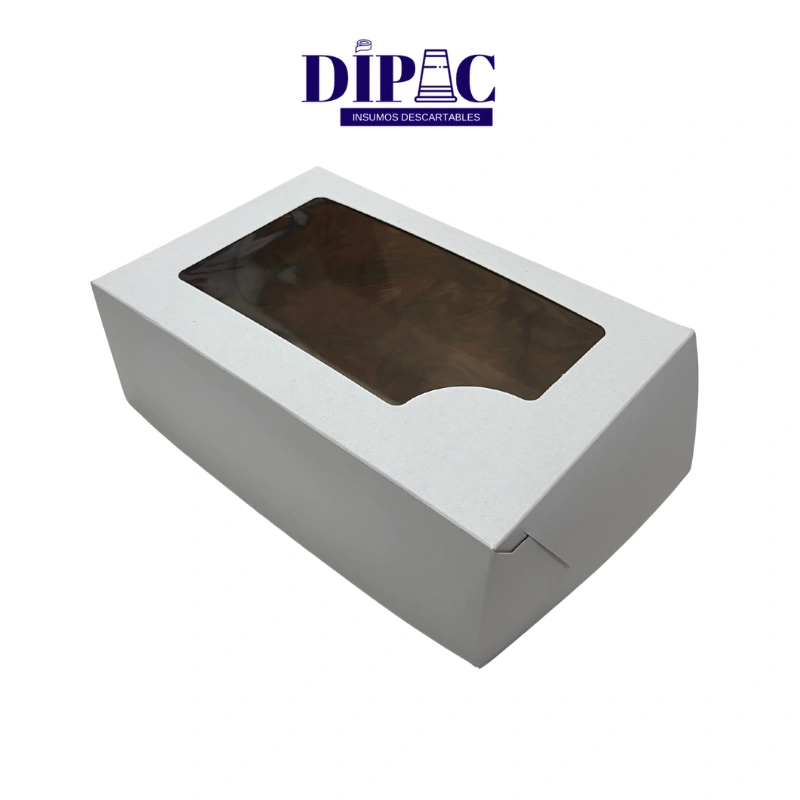 Caja con Visor 21x14x7,5cm x 1u