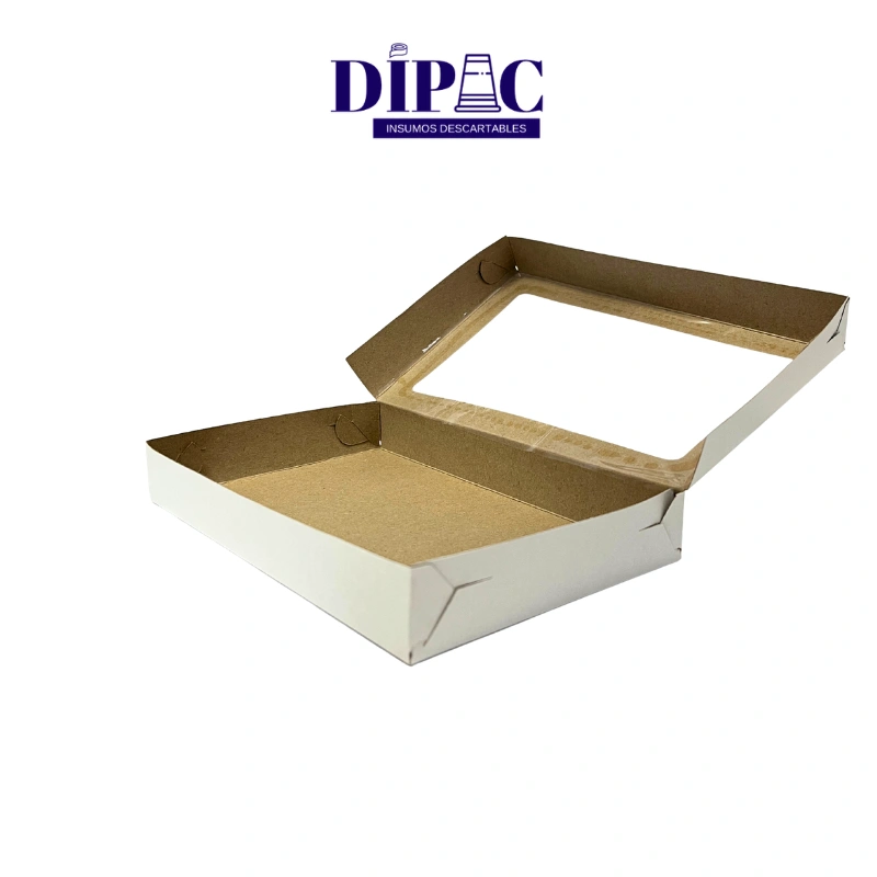Caja con Visor para 6 Alfajores (21.5x13.5x3cm) x 1u