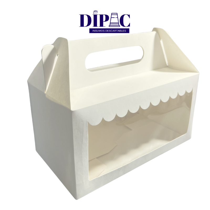 Caja Maletín Con Visor 25x14x13cm x 1u