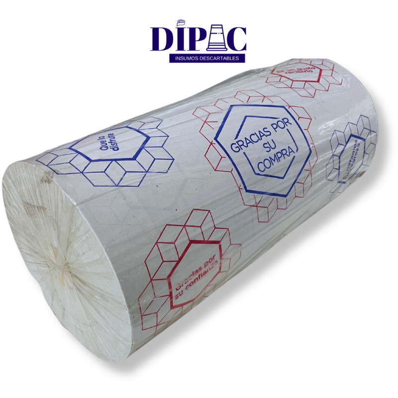 Bobina de Papel Impresa Sulfito "Gracias por su Compra" x Kg