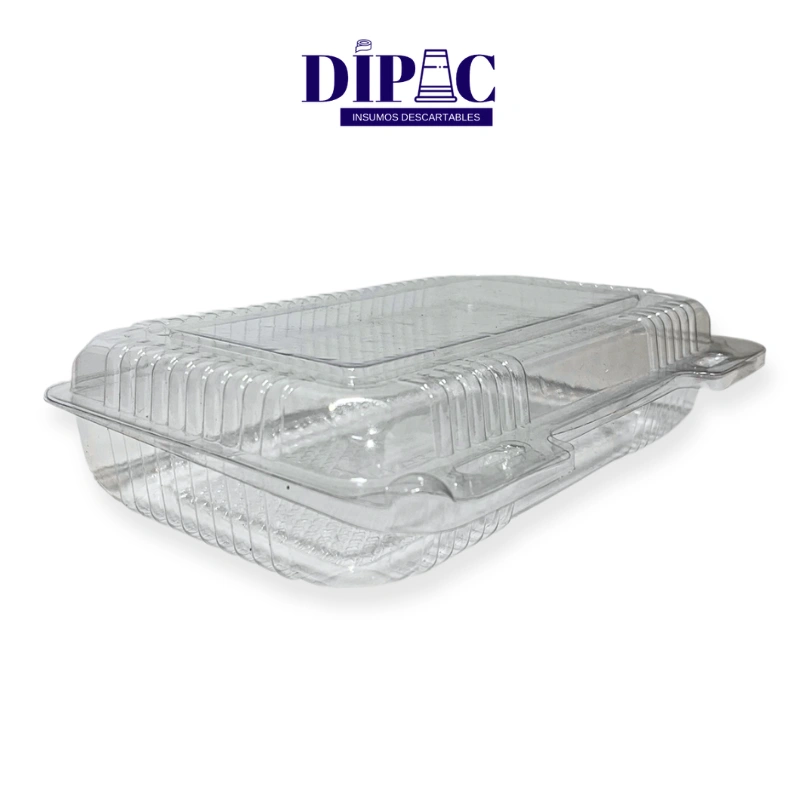 Sandwichera Plastica Descartable 2450 (23x13x5,5cm) ZAPLAST x 100u