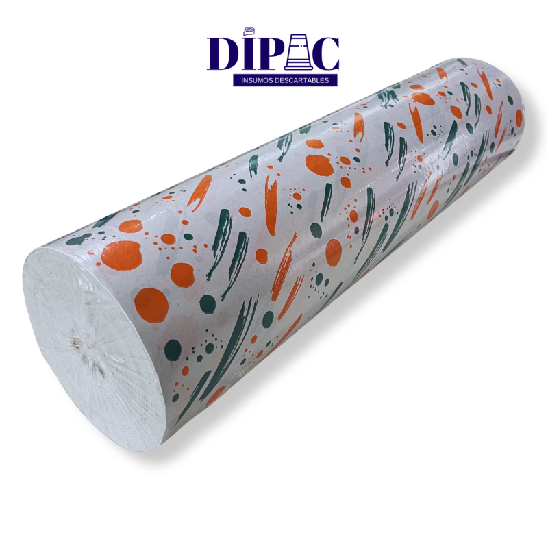 Bobina de Papel Fantasía de 60cm 3/4 colores