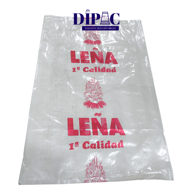 Bolsas para 5Kg de Leña 40x70cm x 100u