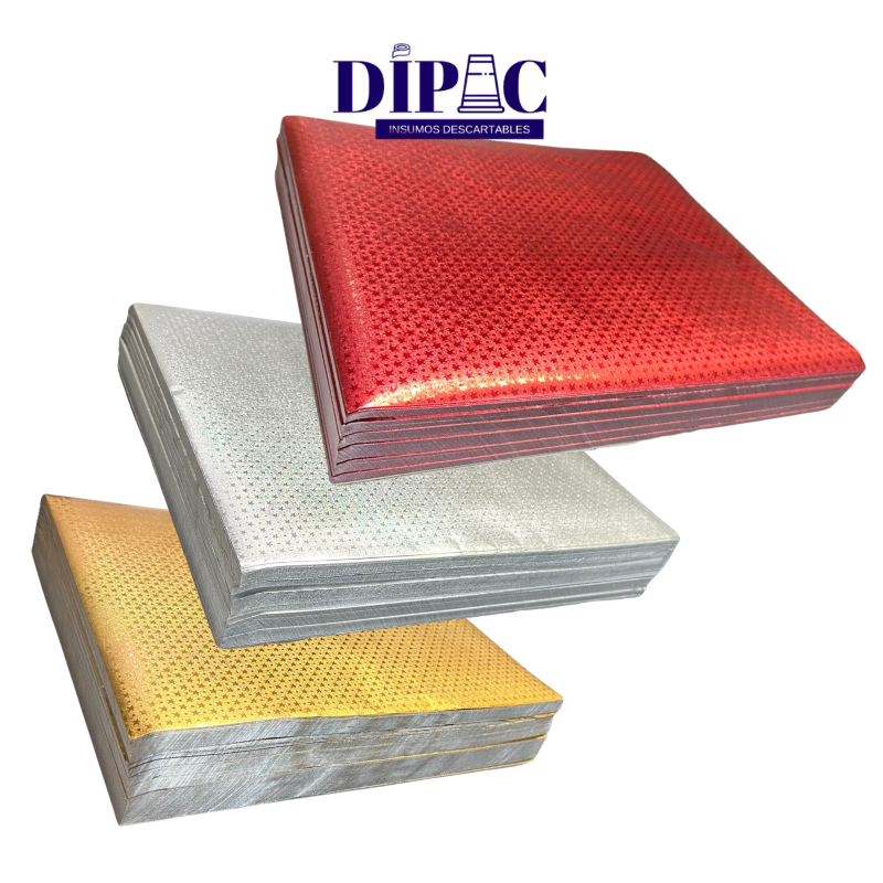 Papel Aluminio INTERFOLIADO colores 22x19cm x Kg