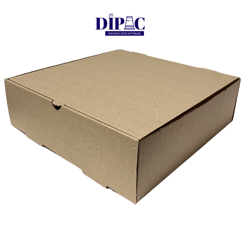 Caja Micro Marrón Grande (32,5x32,5x10cm) x 100u