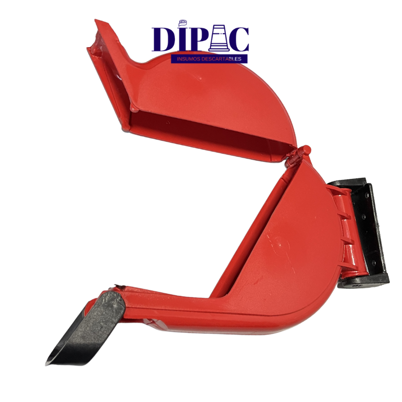 Dispenser Plastico Rojo para Rollos de Numeros Para Turnos x 1u
