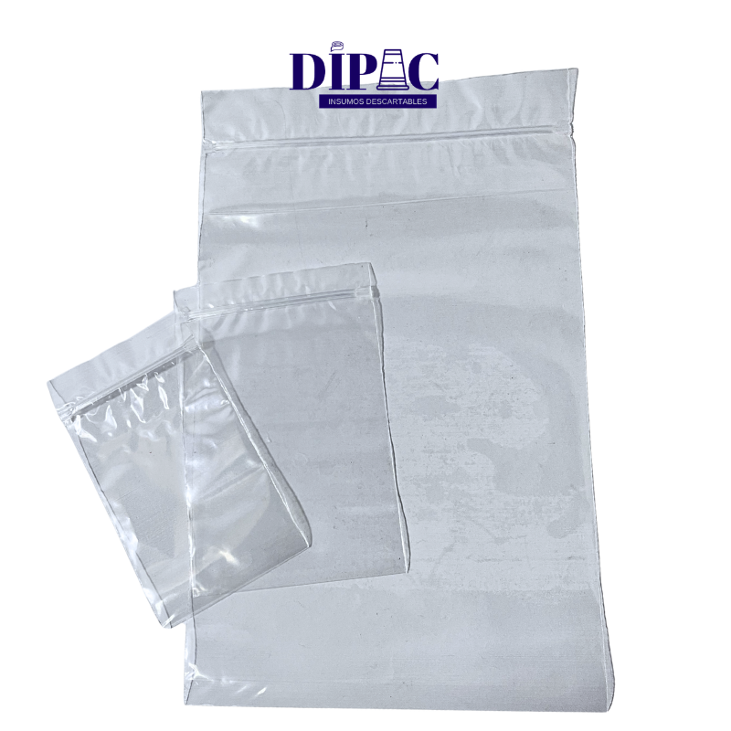 Bolsas Zipper Transparentes x 100u
