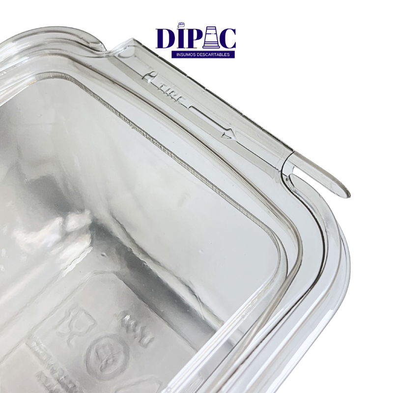 Potes Cuadrados Transparentes LK230 x 100u