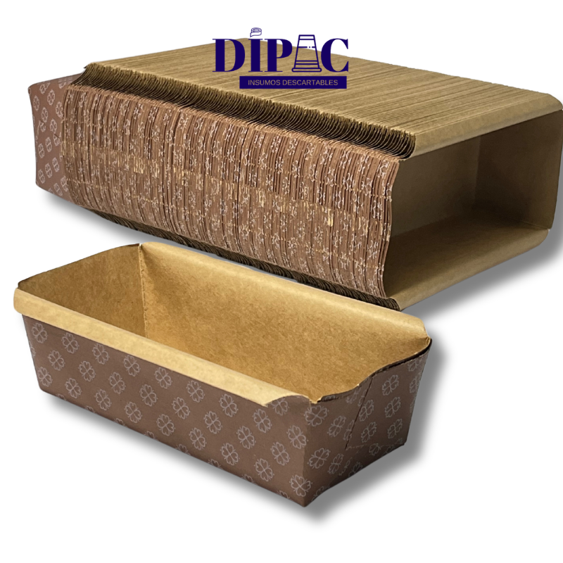 Moldes de Papel Impreso para Budín 500grs (Pantone Americano) x 125u