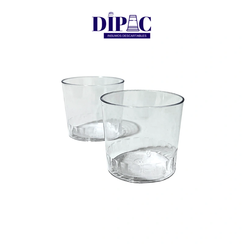 Vasos Shot Acrílico Cristal 100cc x 216u