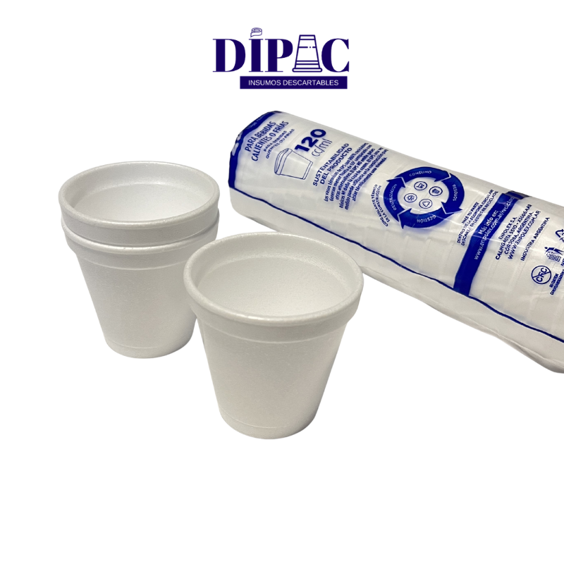 Vasos Térmicos de Telgopor EMPOLEX x 100u