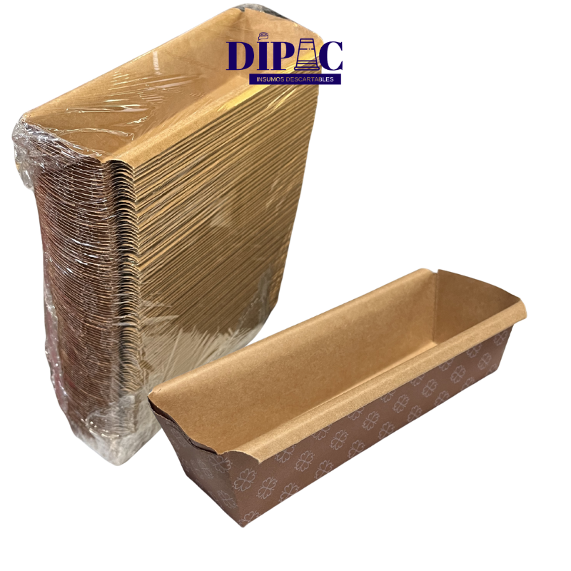Moldes de Papel Impreso para Budín Inglés x 100u