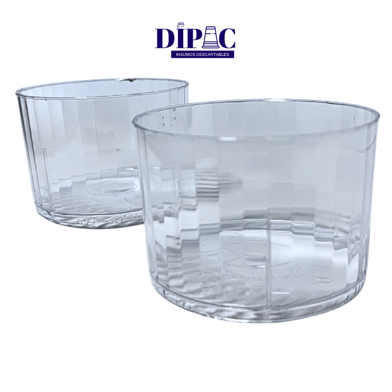 Vasos Cristal Facetado para Wisky 200cc x 10u