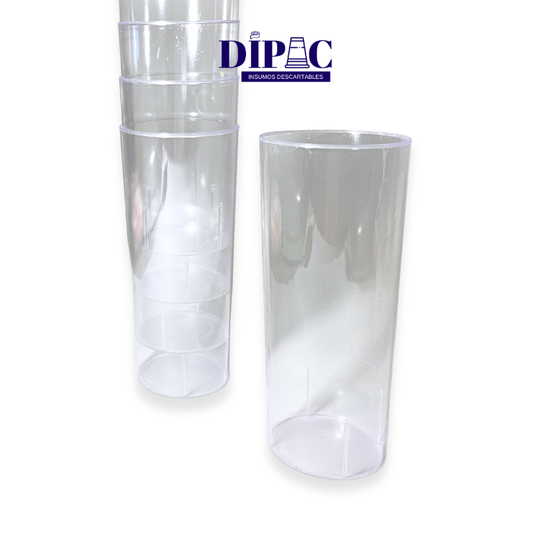 Vasos Trago Largo PS Cristal 280cc Ensobrados x 10u
