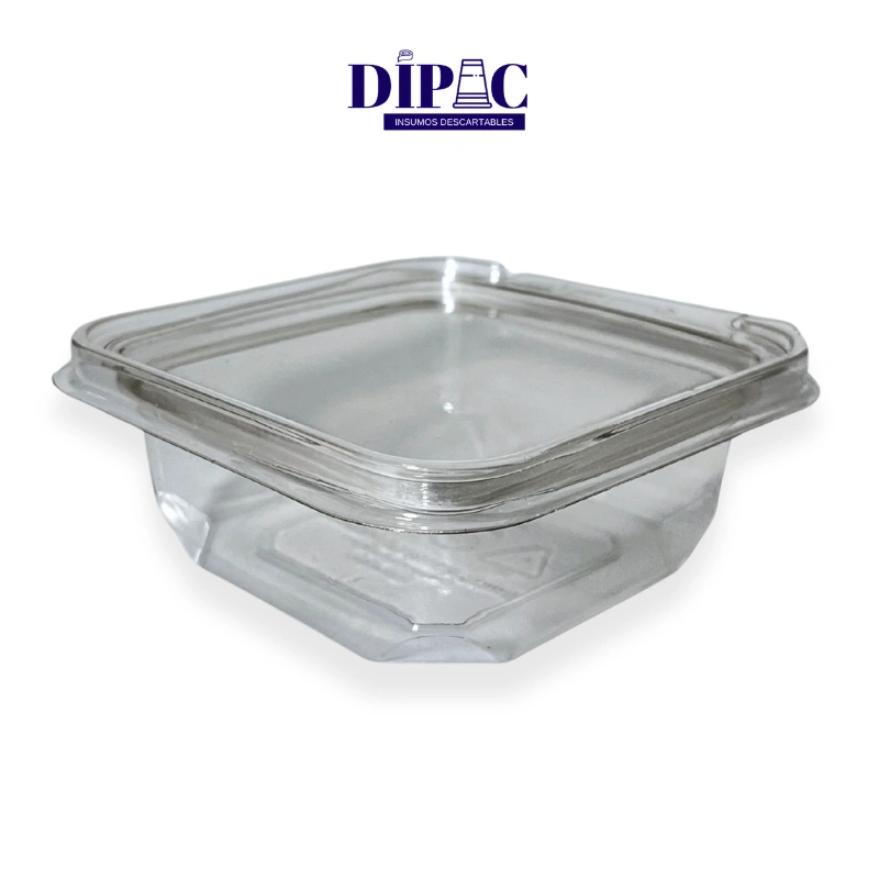 Potes Cuadrados Transparentes LK230 x 100u