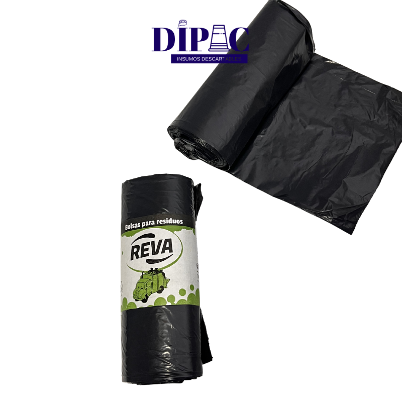 Bolsas para Residuos REVA 60x90cm en Rollitos x 10u