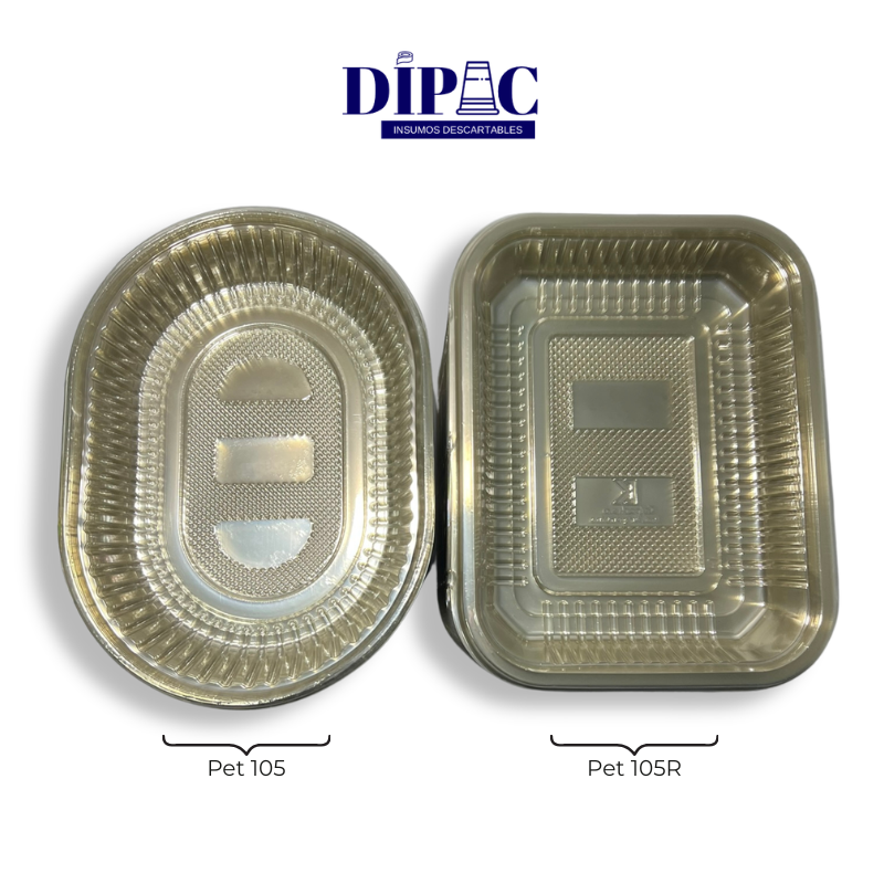 Bandejas PET CELPACK 105 Oval x 200u