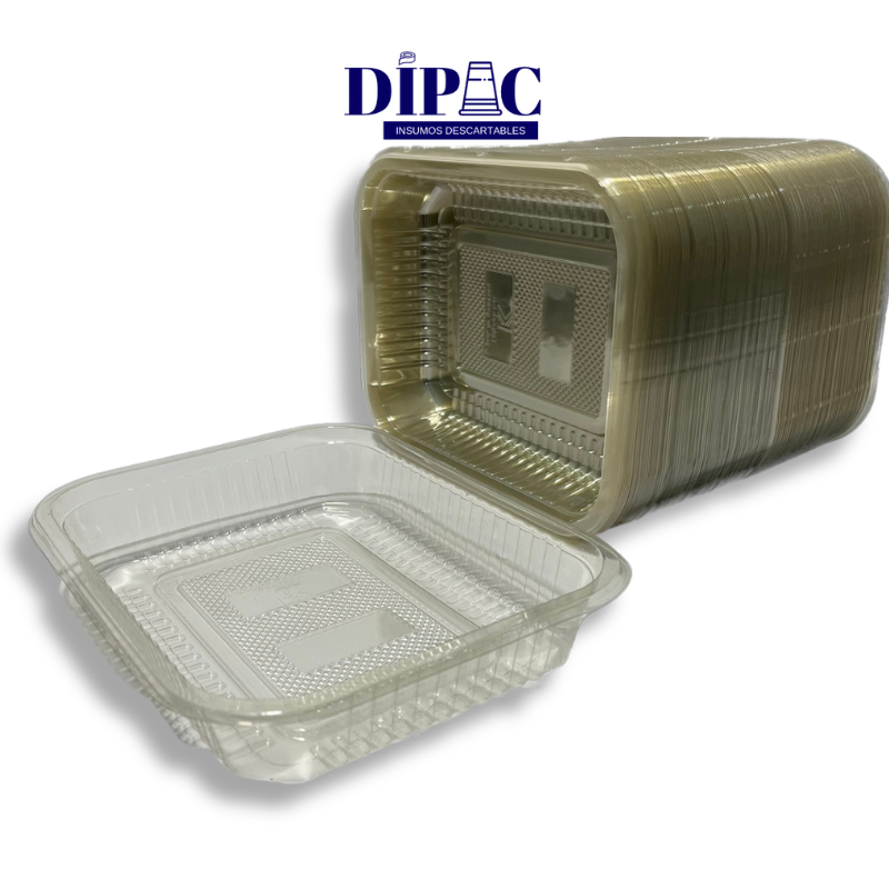 Bandejas PET CELPACK 105 Rectangular x 200u