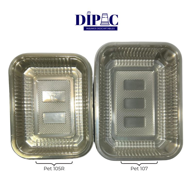 Bandejas PET CELPACK 107 x 200u