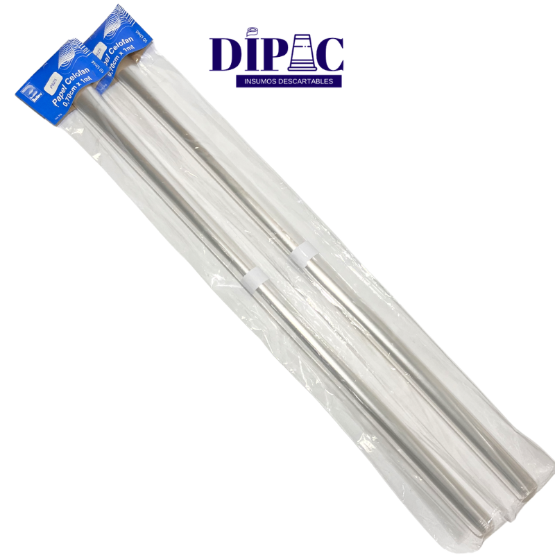 Celofan Transparente rollito 0.70 x 1mts x 1u