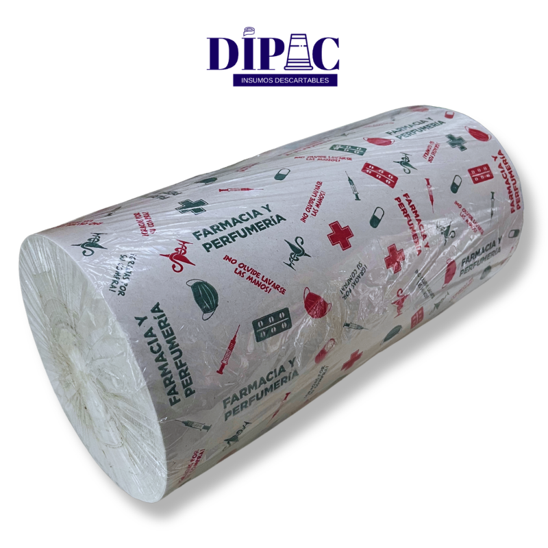 Bobina de Papel Impresa para Farmacia x Kg