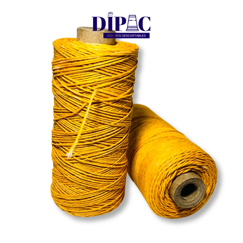 Bobinas de Hilo Choricero Amarillo 250grs x 1u