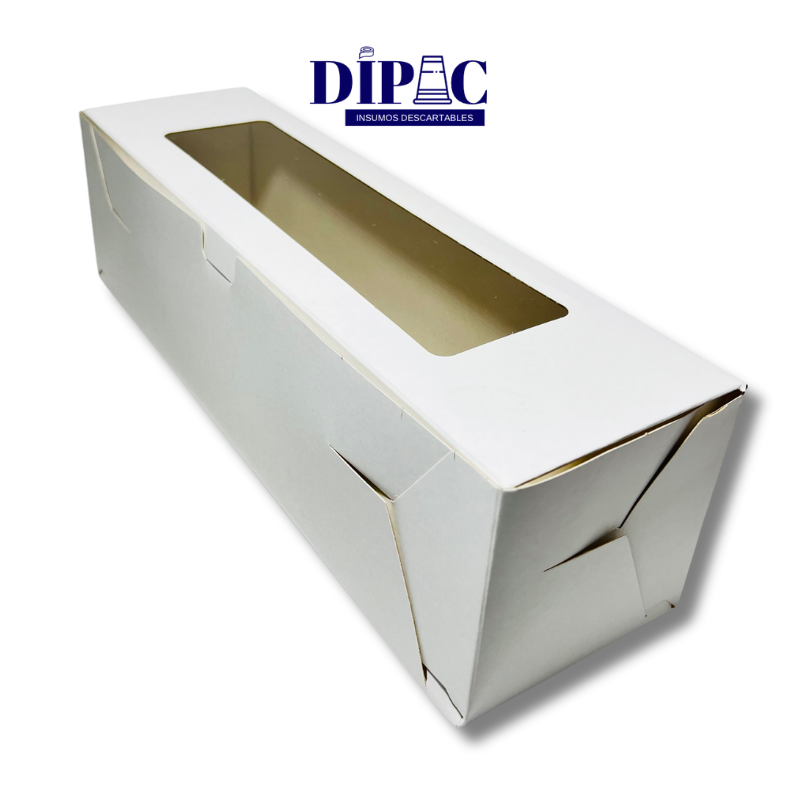 Caja con visor 30x8,5x8,5cm para Budín x 1u