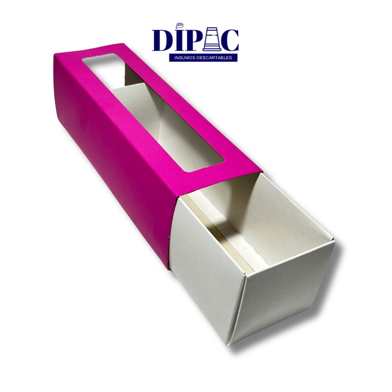 Caja con visor de color 18x6x6cm x 1u