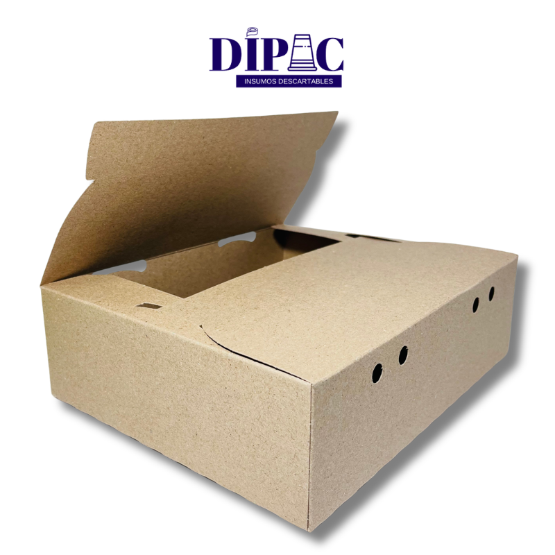 Caja Delivery para 2 Combos 25x20,5x7,5cm x 1u
