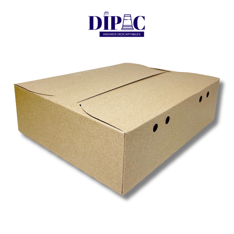 Caja Delivery para 2 Combos 25x20,5x7,5cm x 1u