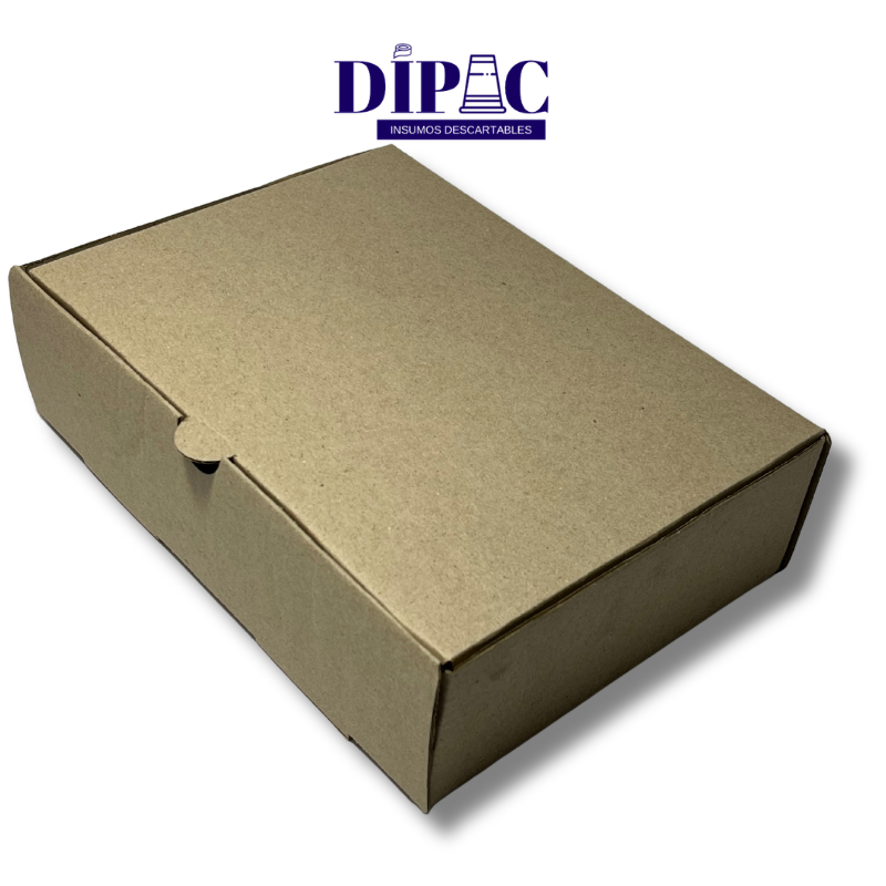 Caja Micro Marrón Delivery Intermedia 28x21,5x6,5cm x 100u