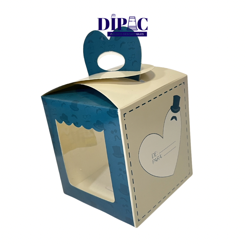 Caja para Taza Día del Padre 10,5x10,5x11,5cm x 1u