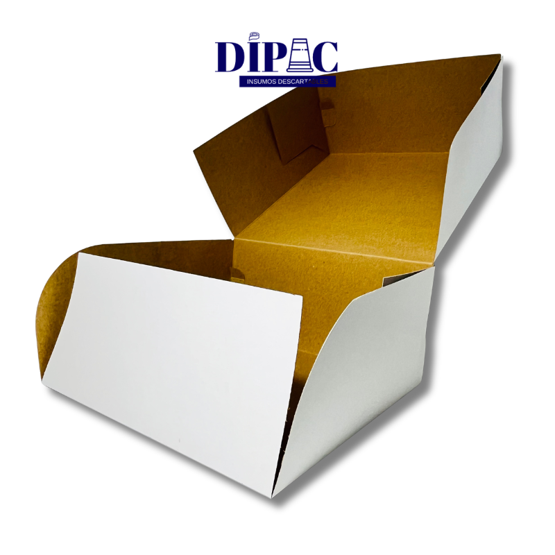 Caja para Torta y Sándwich 25x25x12cm x 1u