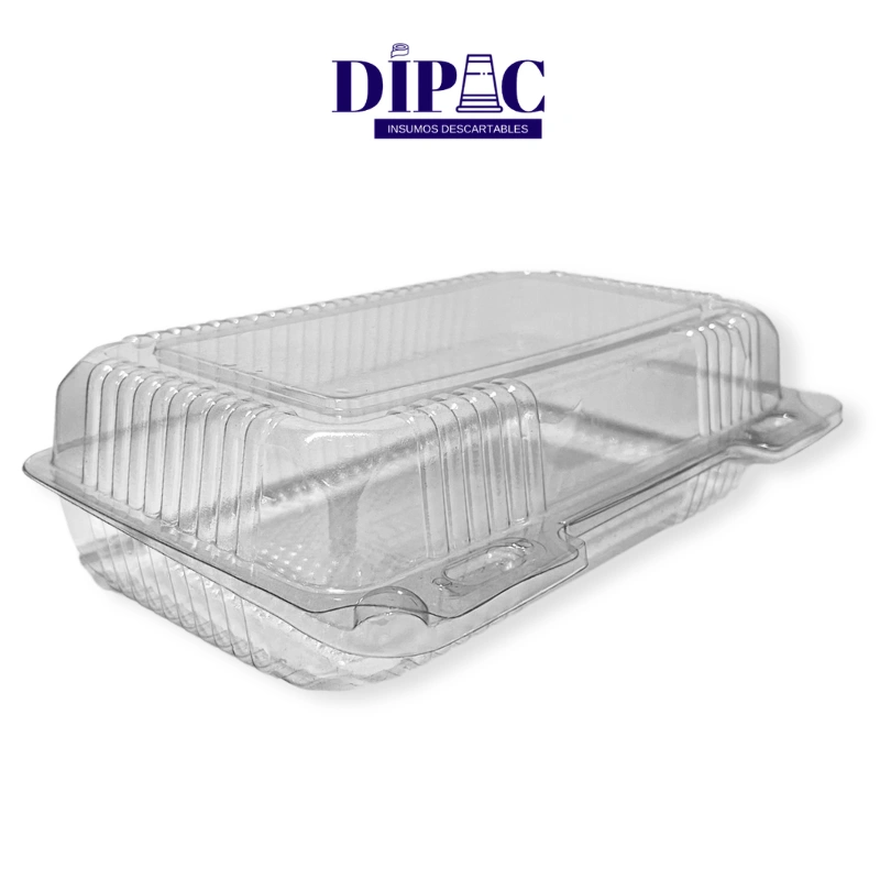 Sandwichera Plástica Descartable 2475 (23x13x7,5cm) ZAPLAST x 100u