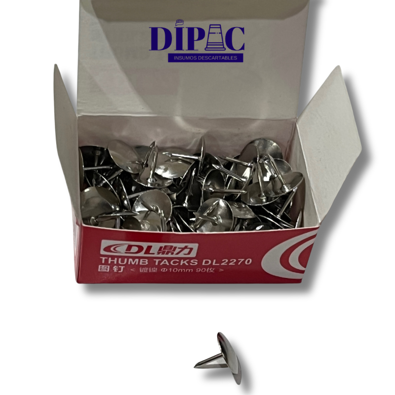 Chinches Cromadas 10mm x 90u