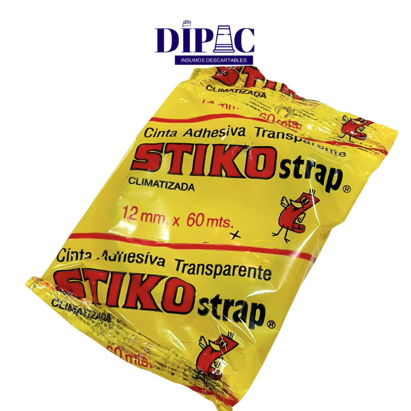 Cinta Adhesiva Transparente 12mm x 60mts x 1u
