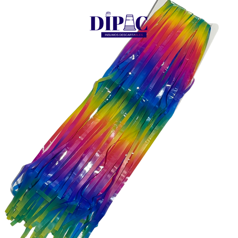 Cortina Lluvia Mix Colores 1m x 2mts x 1u