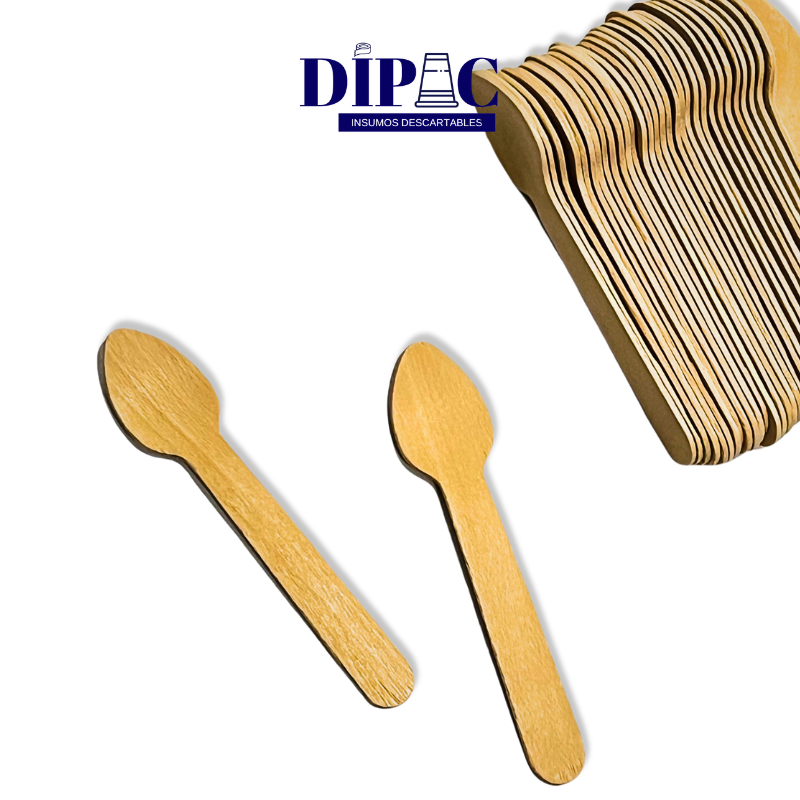 Cucharitas de madera x 100u