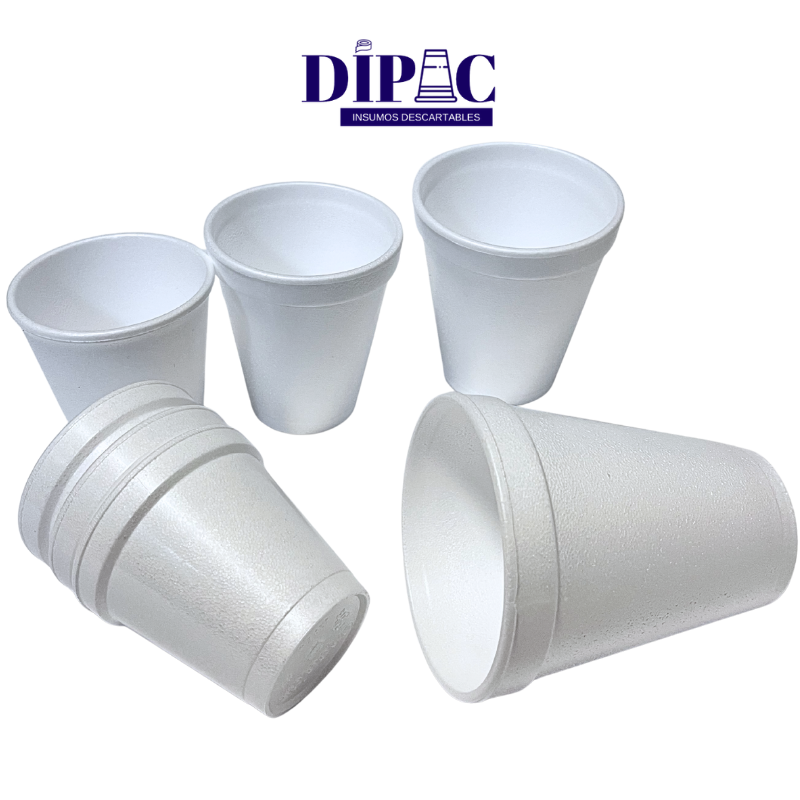 Vasos Térmicos de Telgopor EMPOLEX x 100u