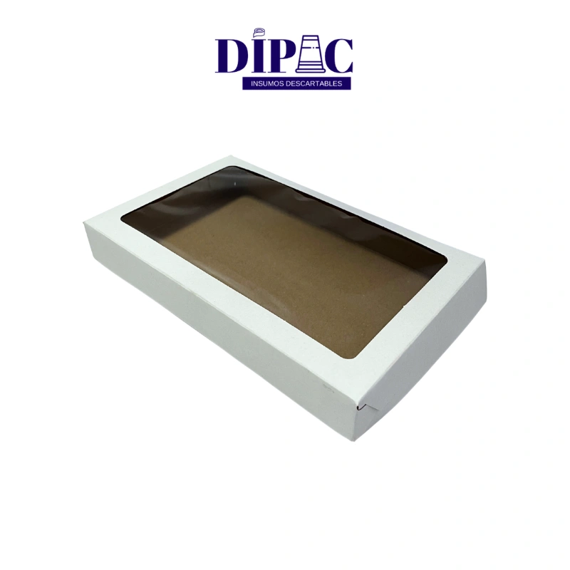 Caja con Visor para 6 Alfajores (21.5x13.5x3cm) x 1u