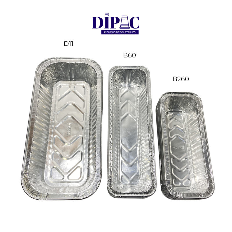 Budineras de Aluminio chica B260 x 100u