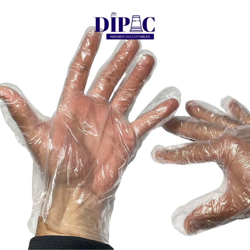 Guantes de Polietileno Transparentes x 100u