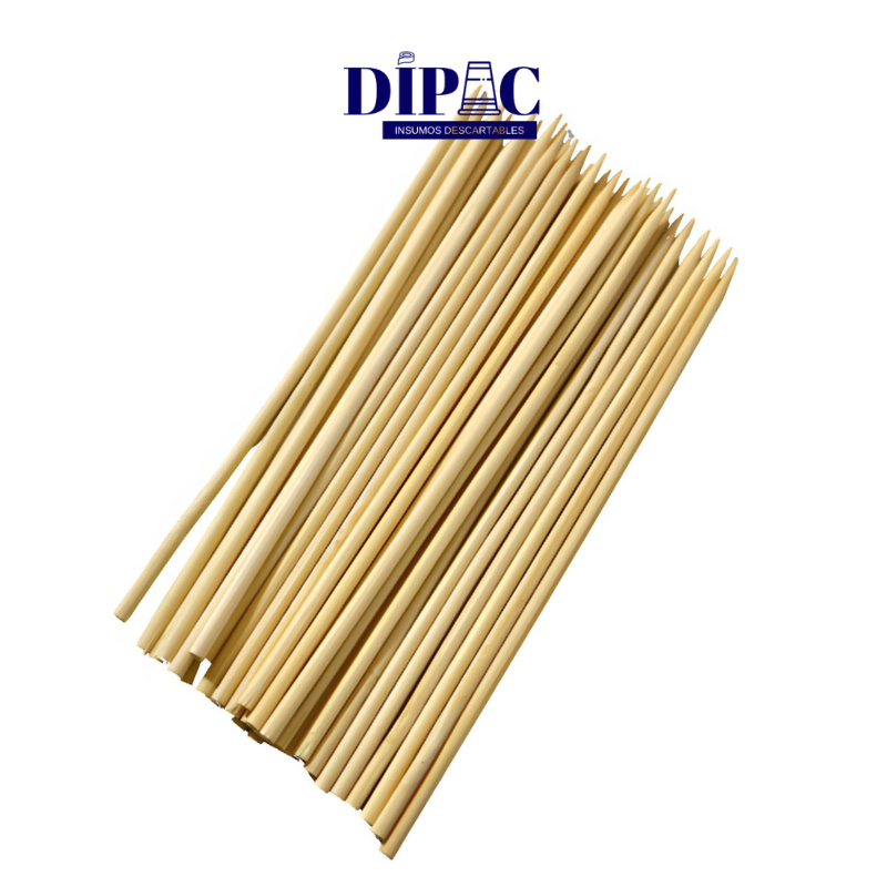 Palitos de Madera para Brochette 15cm x 0,3mm x 90u