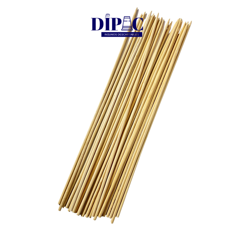 Palitos de Madera para Brochette 25cm x 0,3mm x 90u