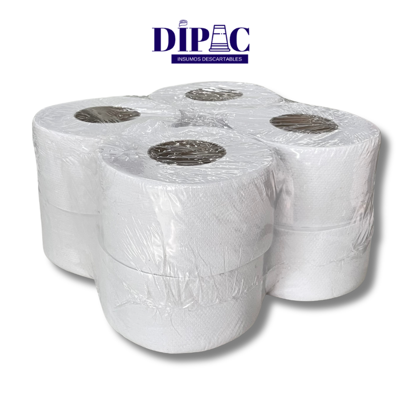 Papel higiénico cono grande x 8u
