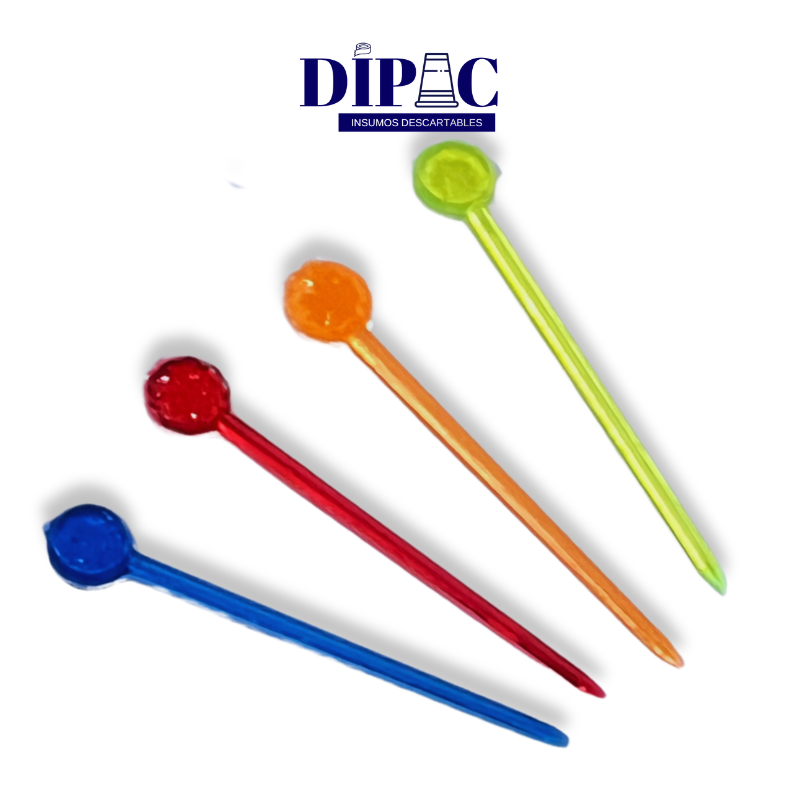 Pinchos para copetín de acrílico x 1000u
